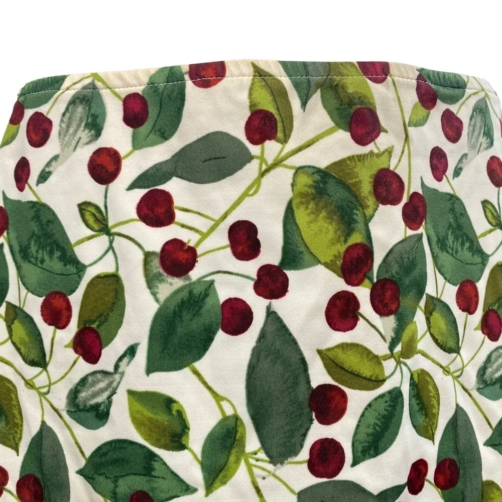 J Crew Cherry Print Mini Skirt